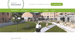 Desktop Screenshot of campusdommelhof.be